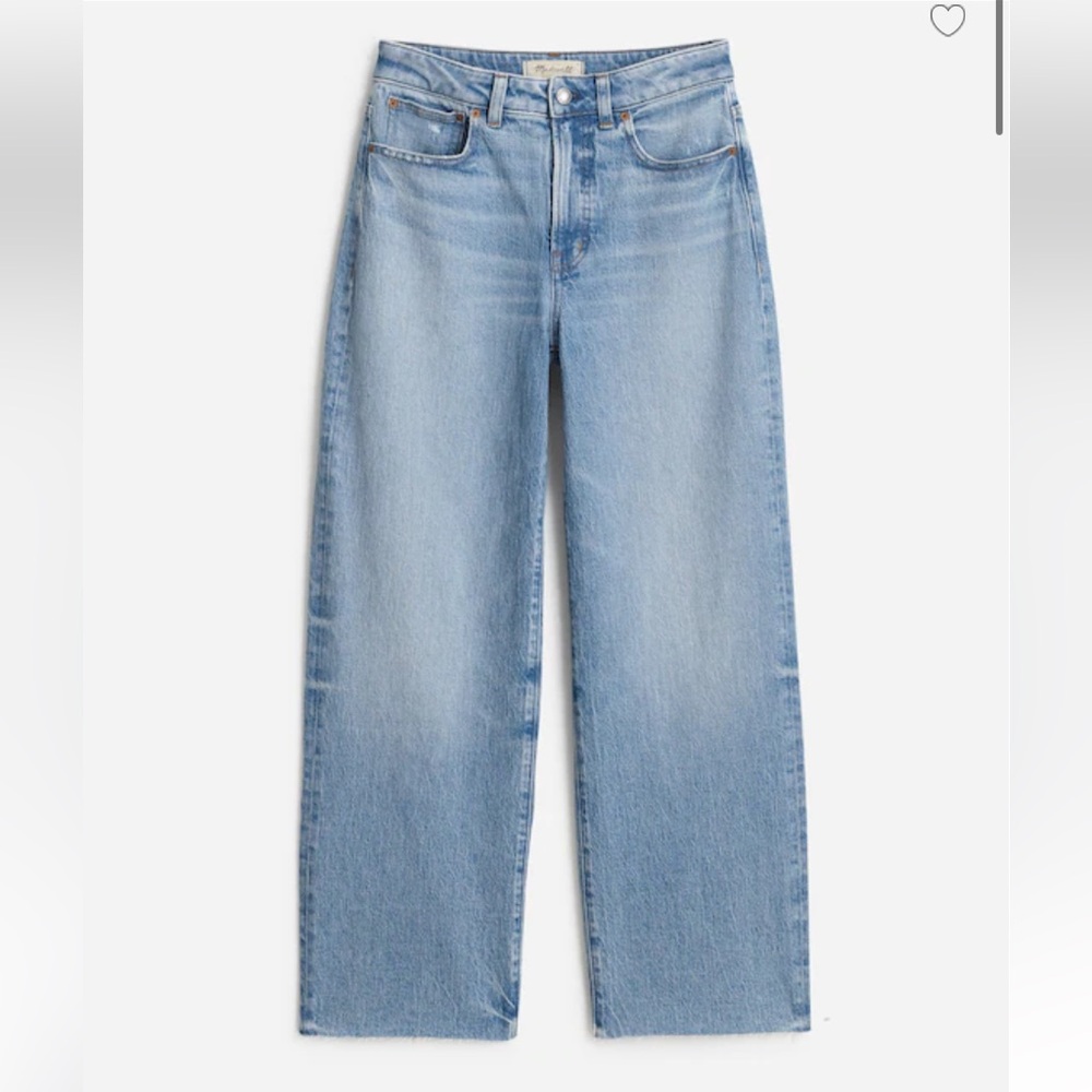 Madewell The Curvy Perfect Vintage Wide-Leg Crop Jean